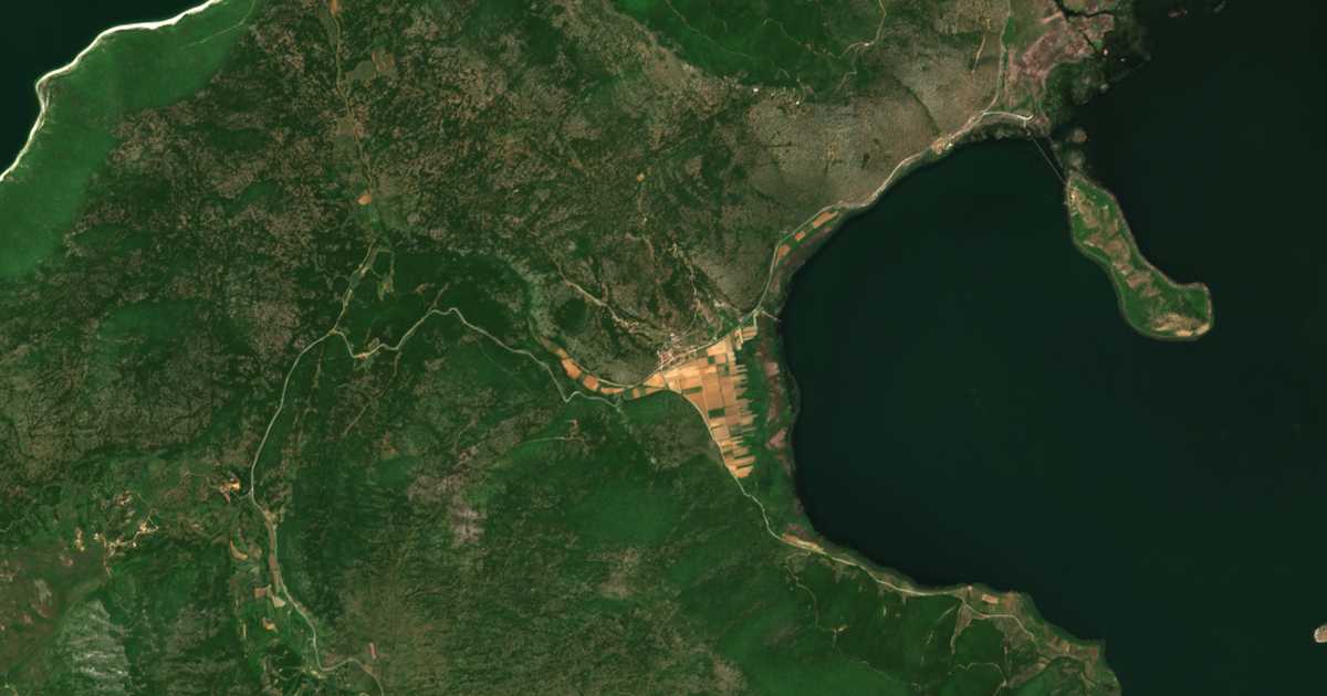 Carte satellite de Pýli