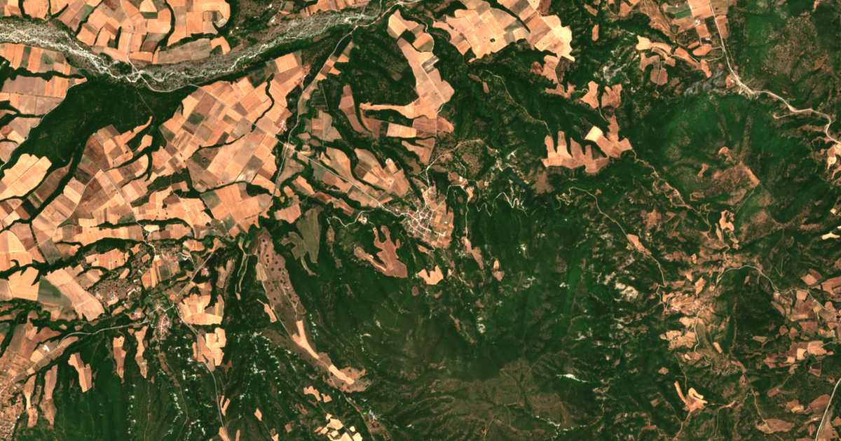 Carte satellite de Katákali