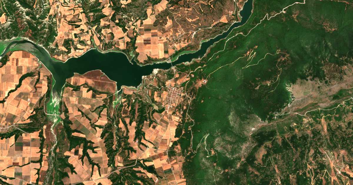 Carte satellite de Paliouriá