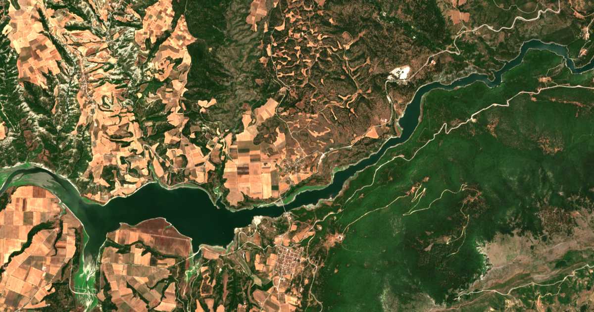 Carte satellite de Panagía