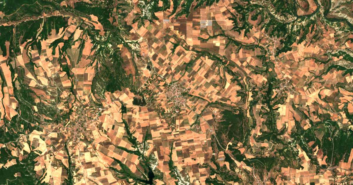 Carte satellite de Kivotós