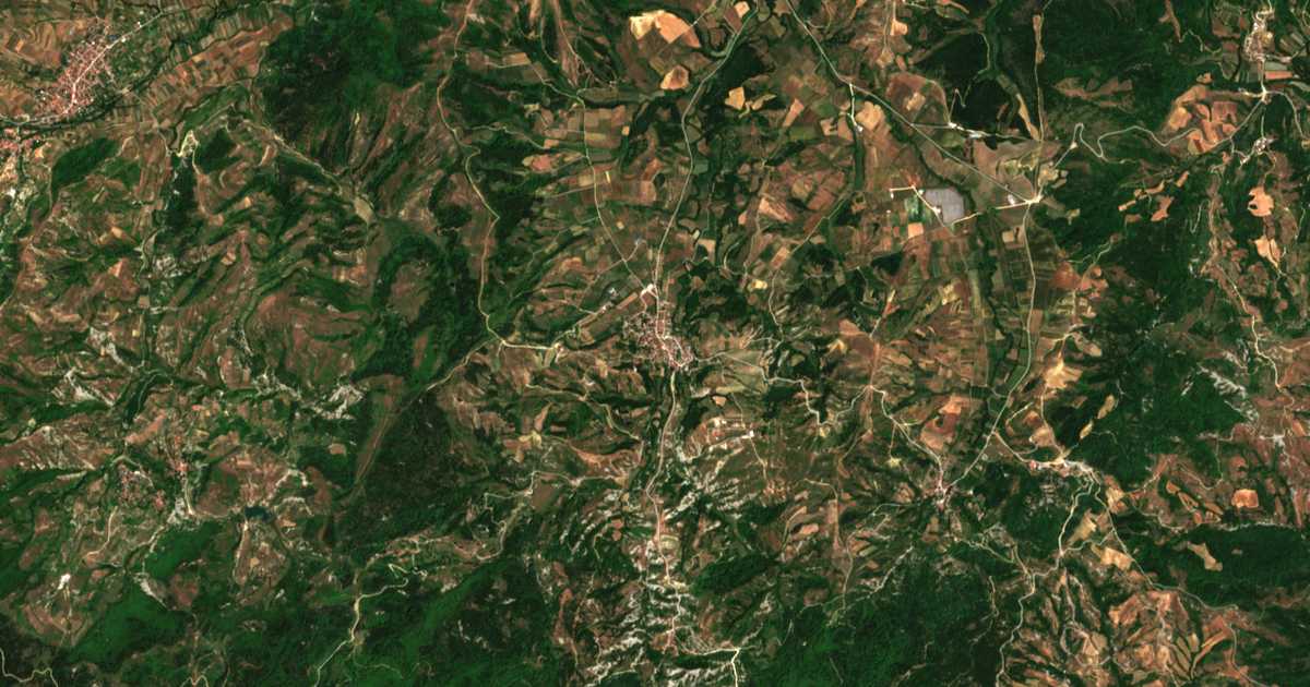 Carte satellite de Dipotamía