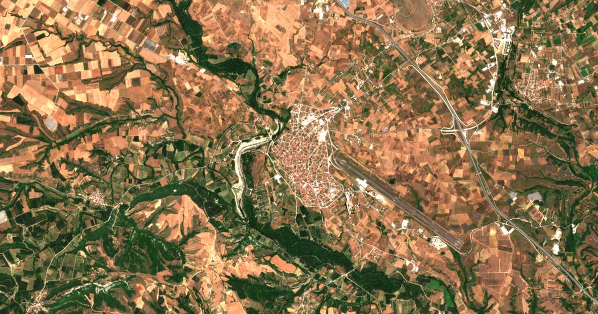 Carte satellite de Árgos Orestikó