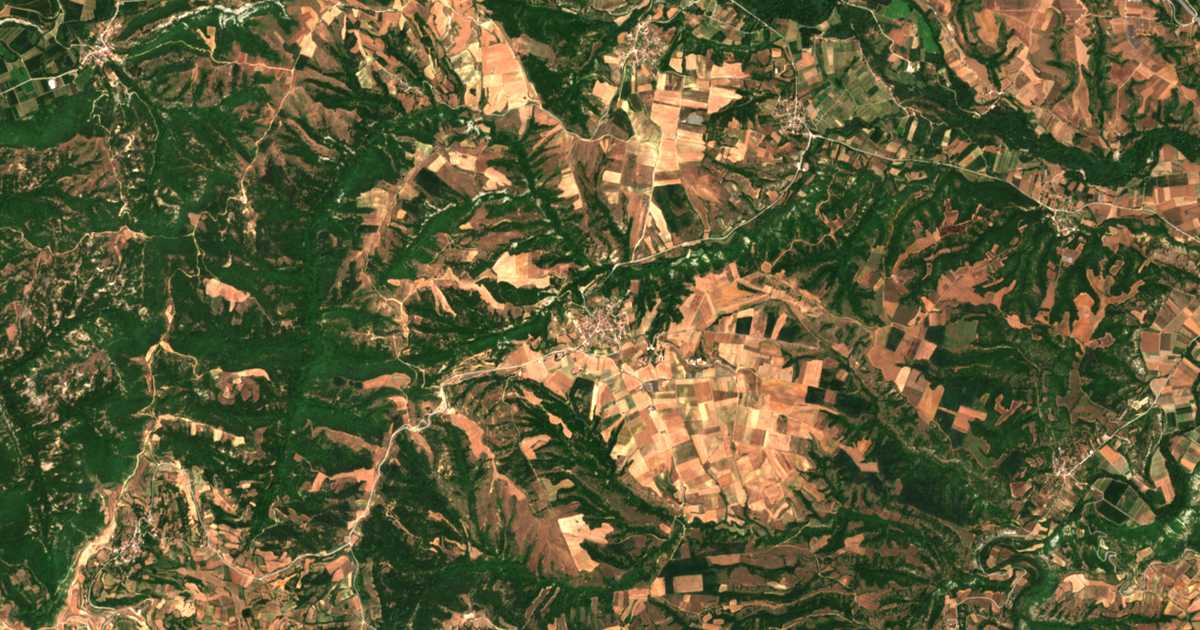 Carte satellite de Asprokklisiá