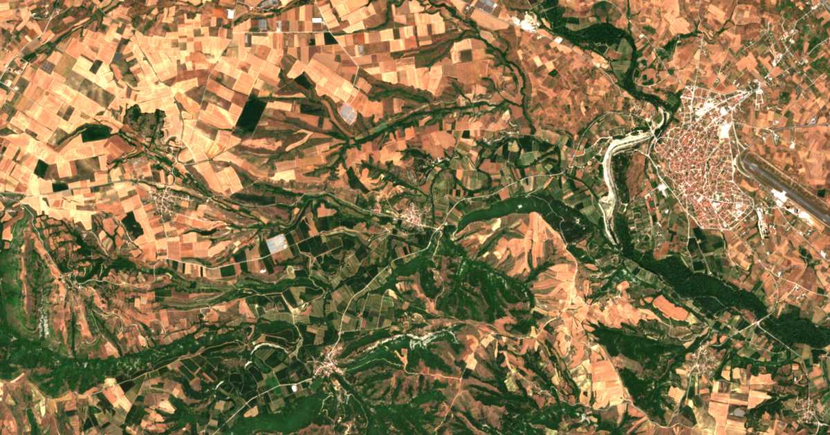 Carte satellite de Lachanókipoi