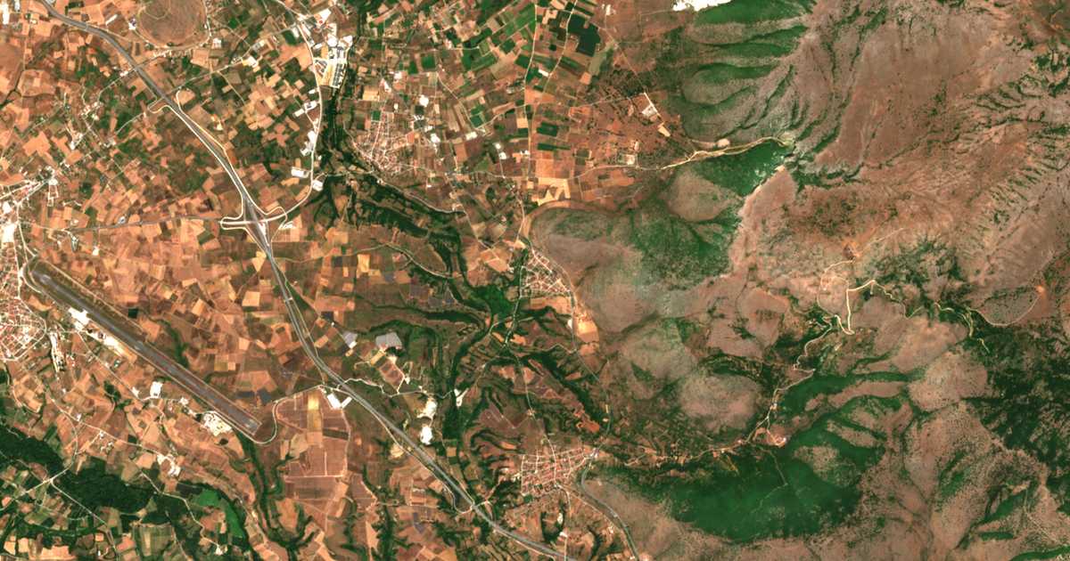 Carte satellite de Milítsa