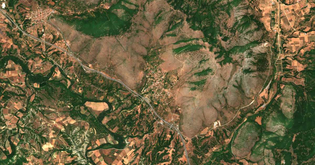 Carte satellite de Vogatsikó