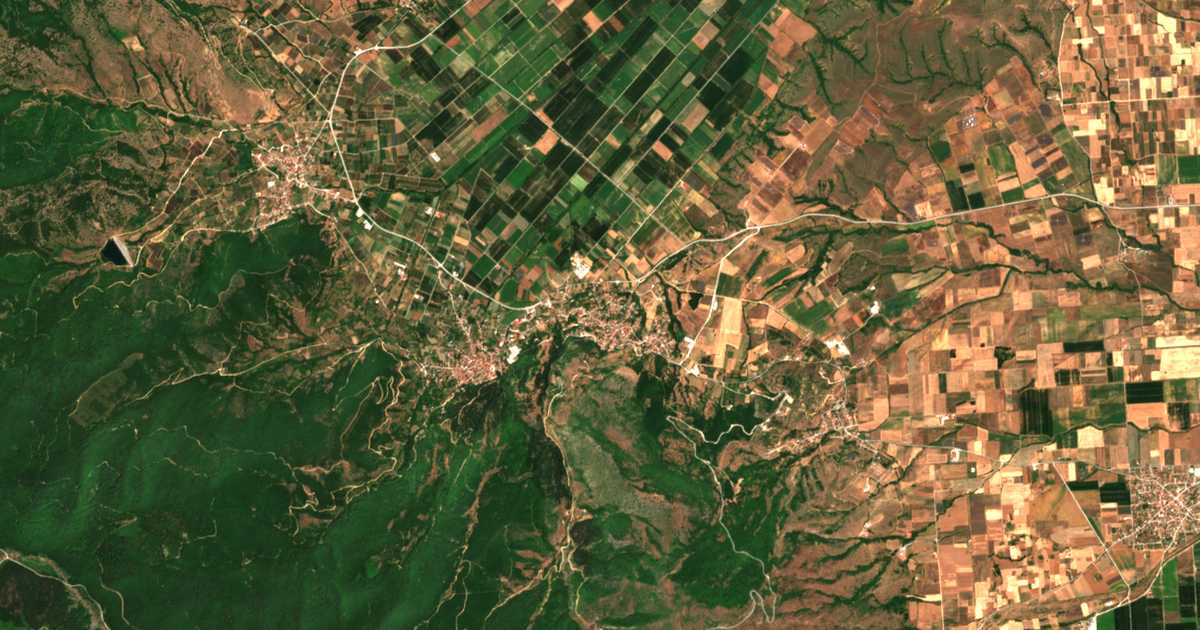 Carte satellite de Anarráchi