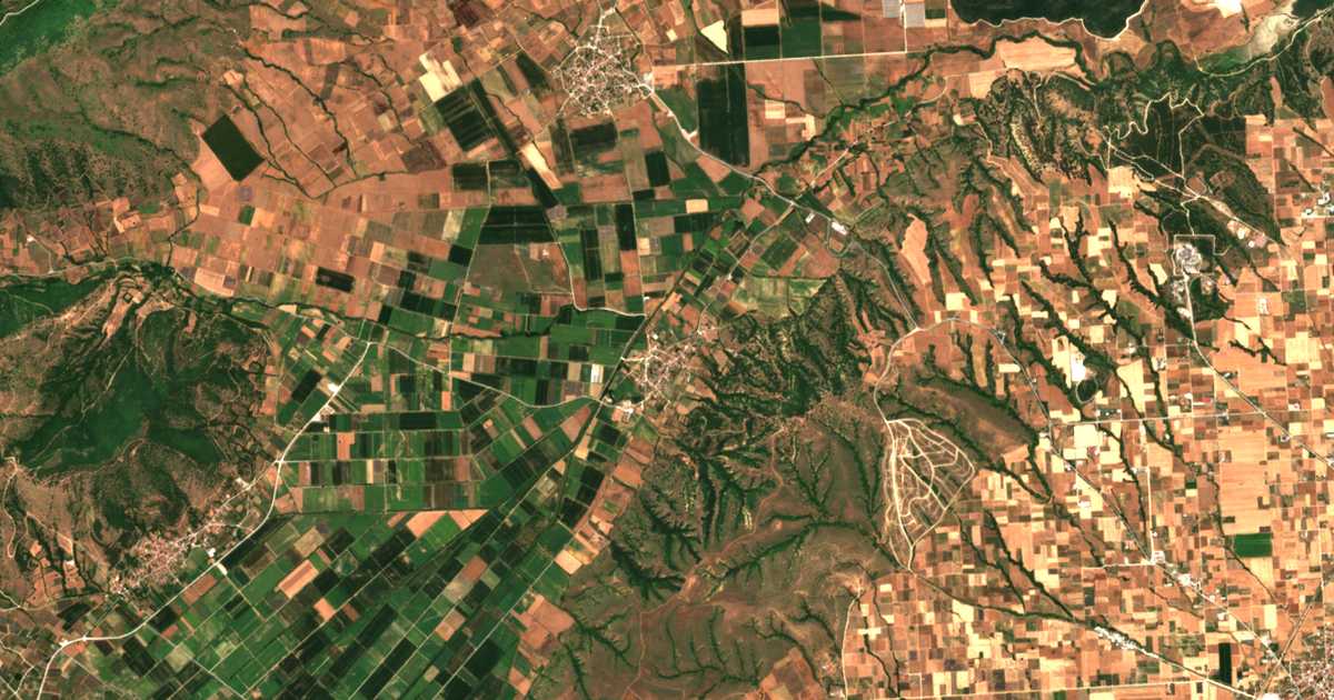 Carte satellite de Droserón