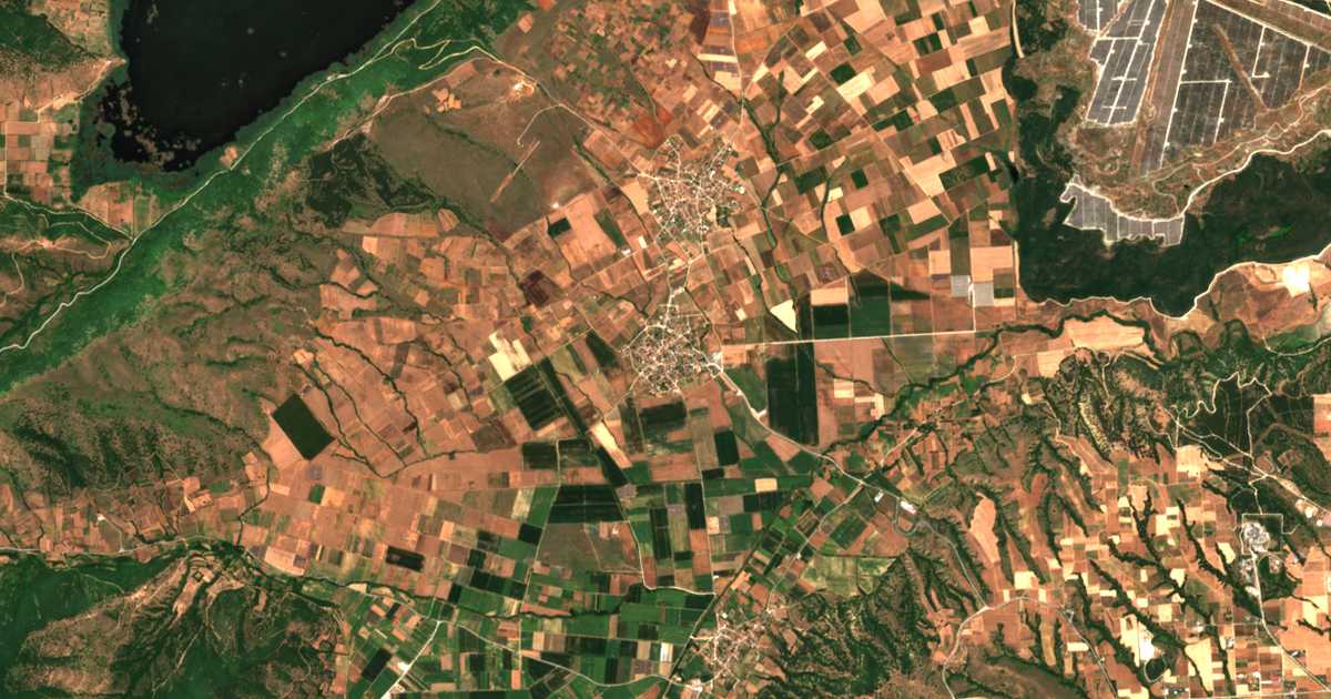 Carte satellite de Galáteia