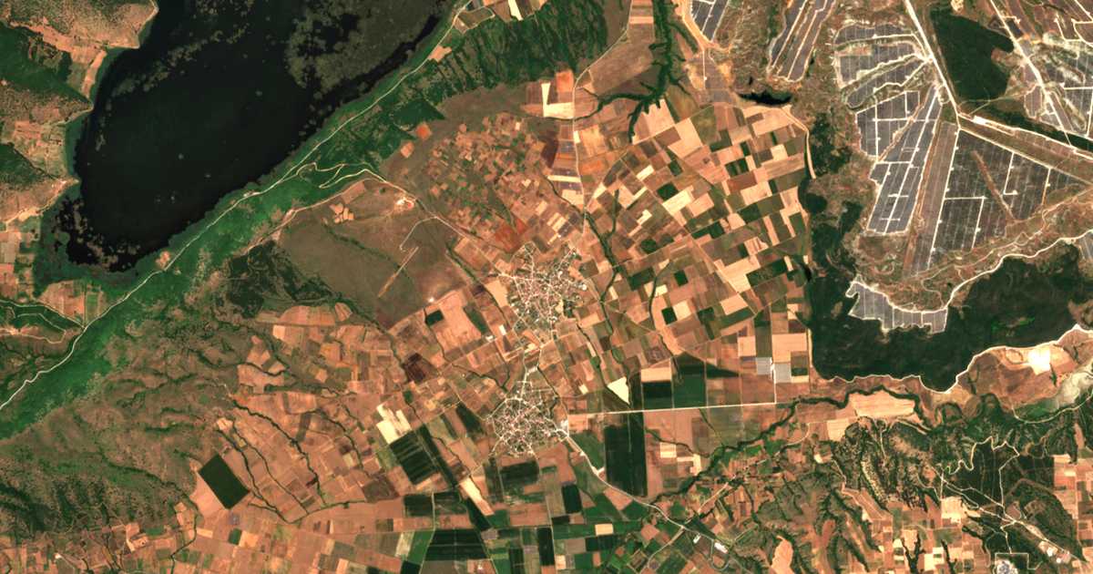 Carte satellite de Olympiás