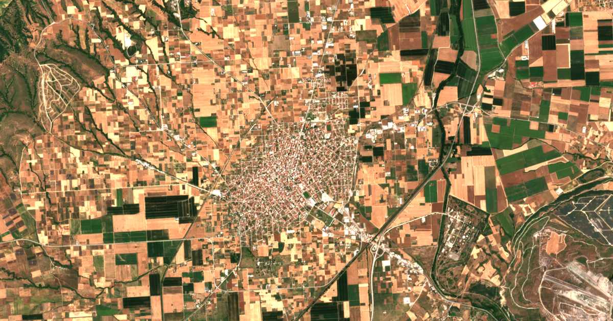 Carte satellite de Ptolemaïda