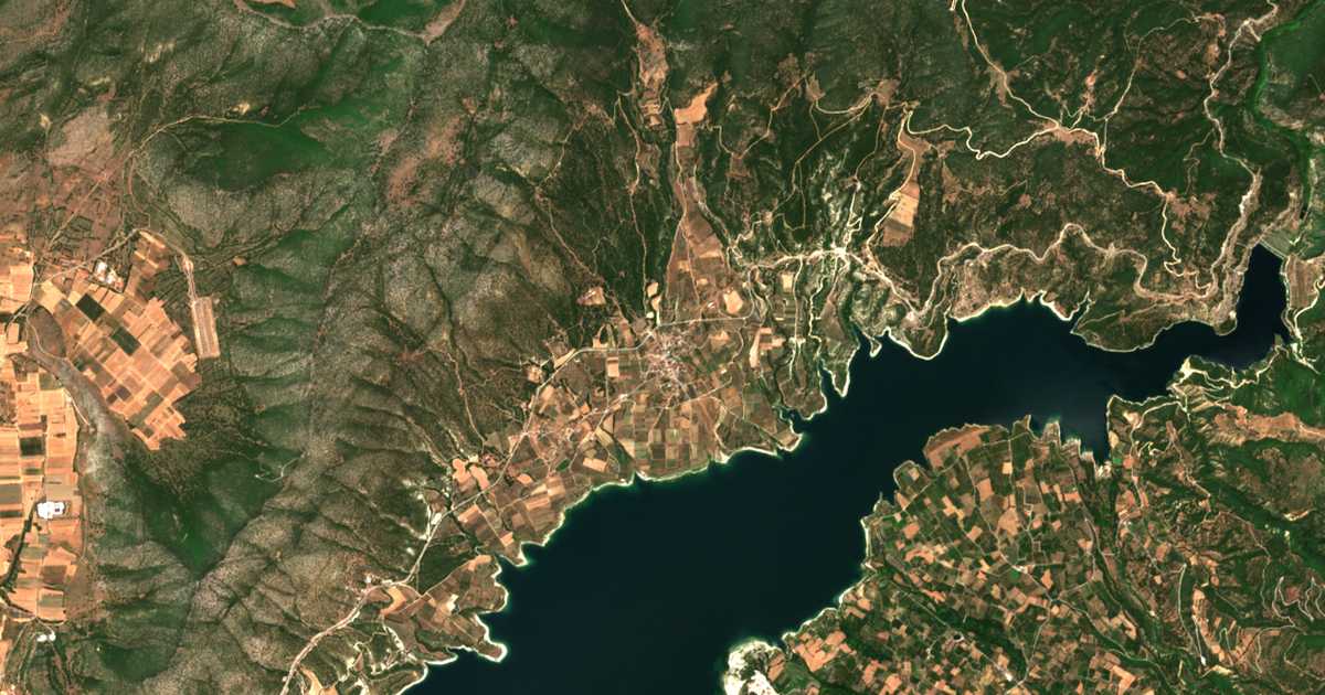 Carte satellite de Ímera