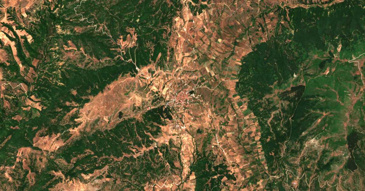 Carte satellite de Livaderó