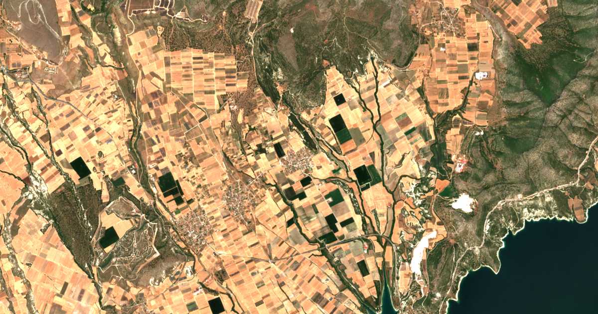 Carte satellite de Rodítis