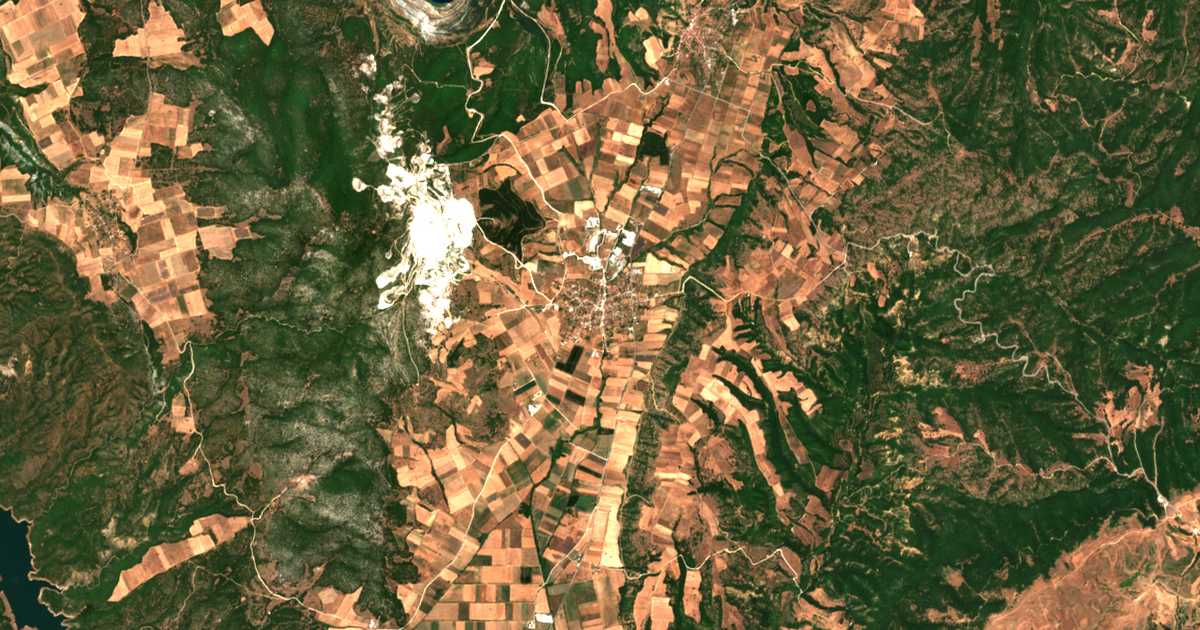 Carte satellite de Tranóvalton