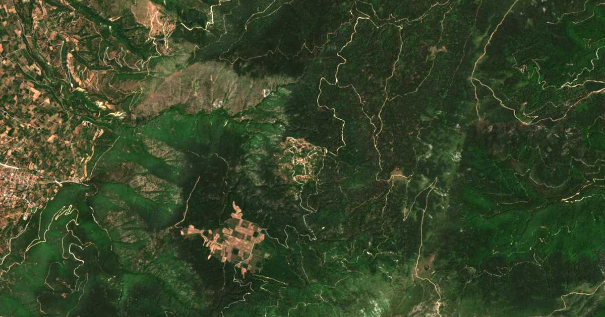 Carte satellite de Katafýgion