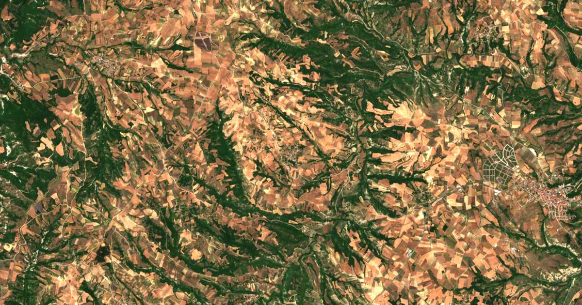Carte satellite de Chorigós