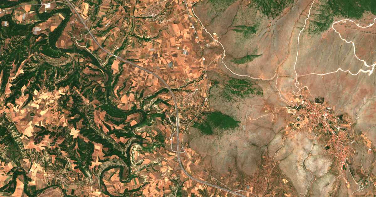 Carte satellite de Mikrókastron