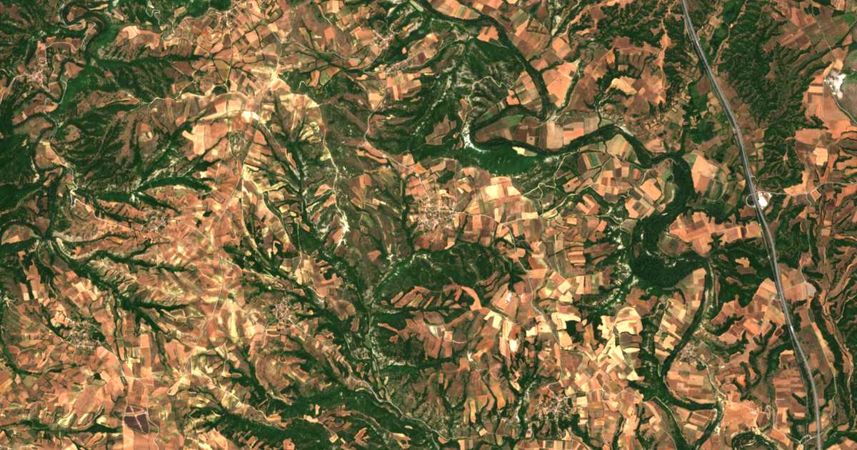 Carte satellite de Molócha
