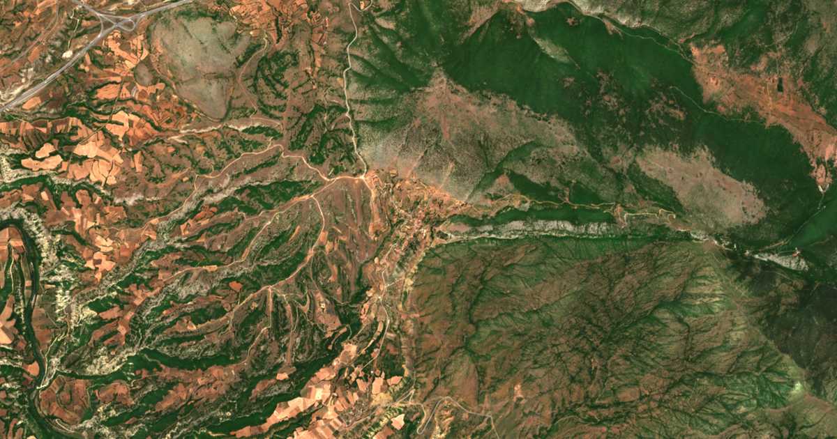 Carte satellite de Palaiókastron
