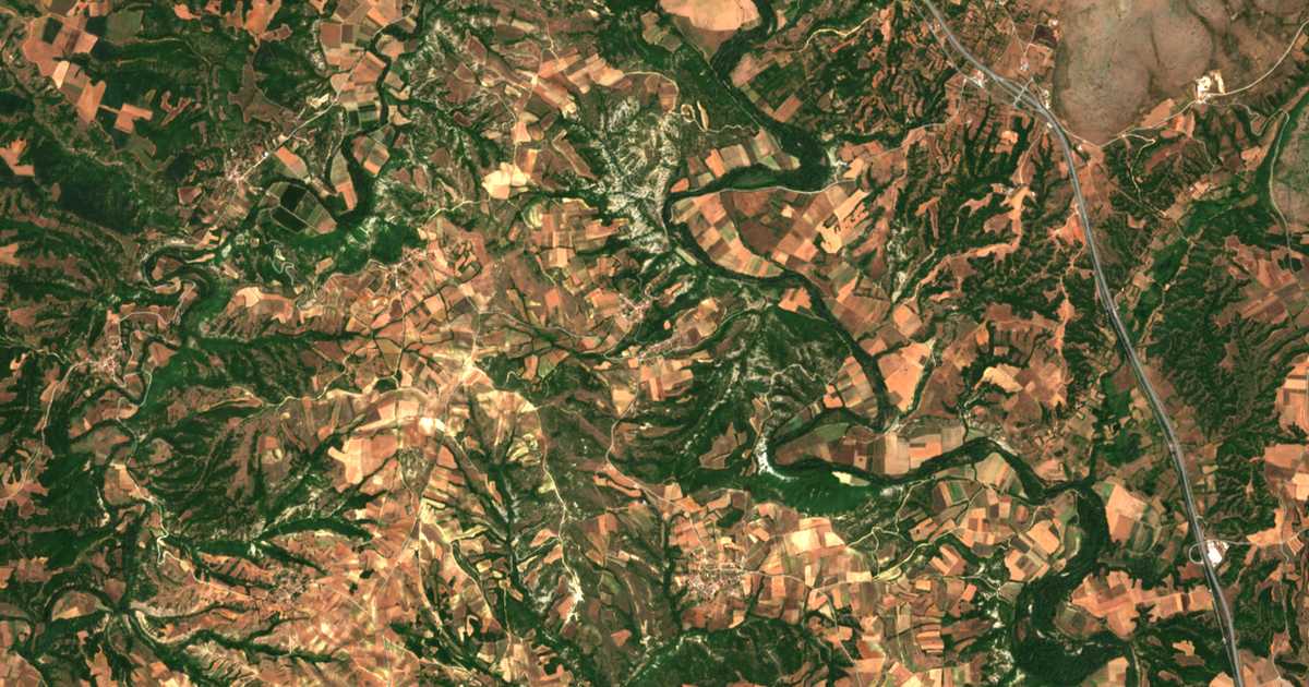 Carte satellite de Plataniá