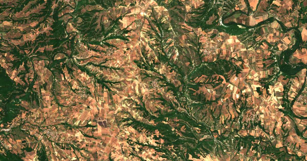 Carte satellite de Velanidiá